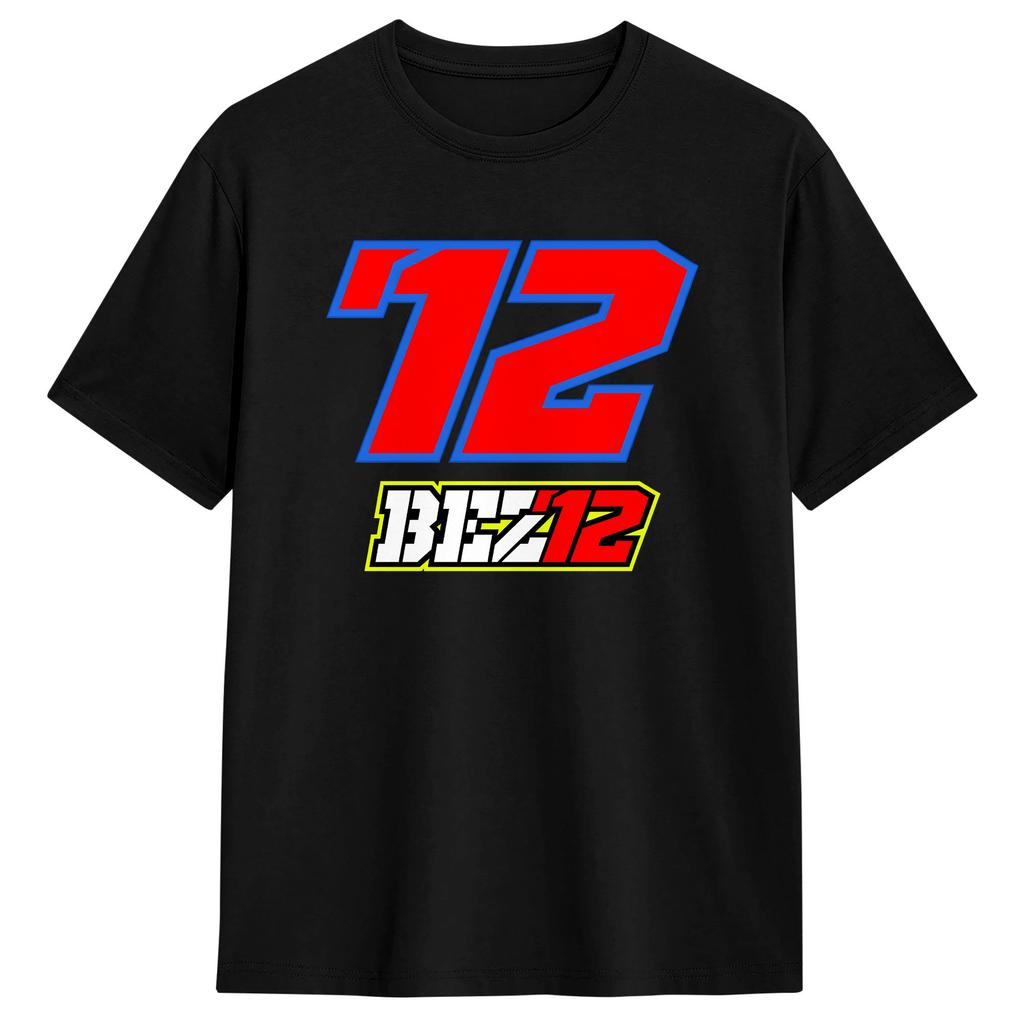 Marco Bezzecchi Unisexs T Shirts Cool Tees Short Sleeve Round Neck TShirt Cotton Plus Size Clothing
