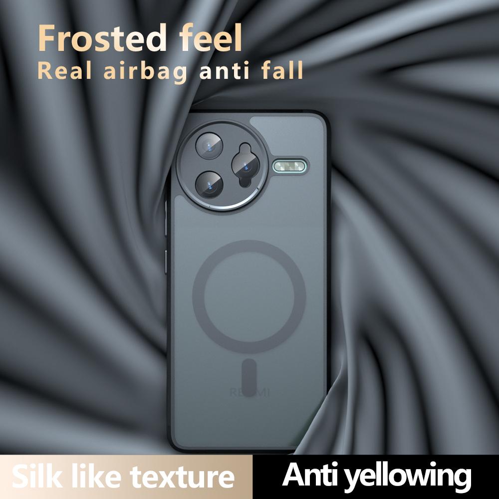 For Xiaomi Redmi K80 Pro 5G/Poco F7 Ultra 5G Magnetic Case TPU + PC Matte Skin Touch Phone Cover