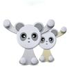 Cartoon Car Mobile Phone Bracket 360 Degree Rotation For Automotive Outlets Mobile Navigation Bracket Duckbill Silicone Clip