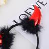 Devil Horns Headband Halloween Christmas Holiday Party Masquerade Hair Accessory
