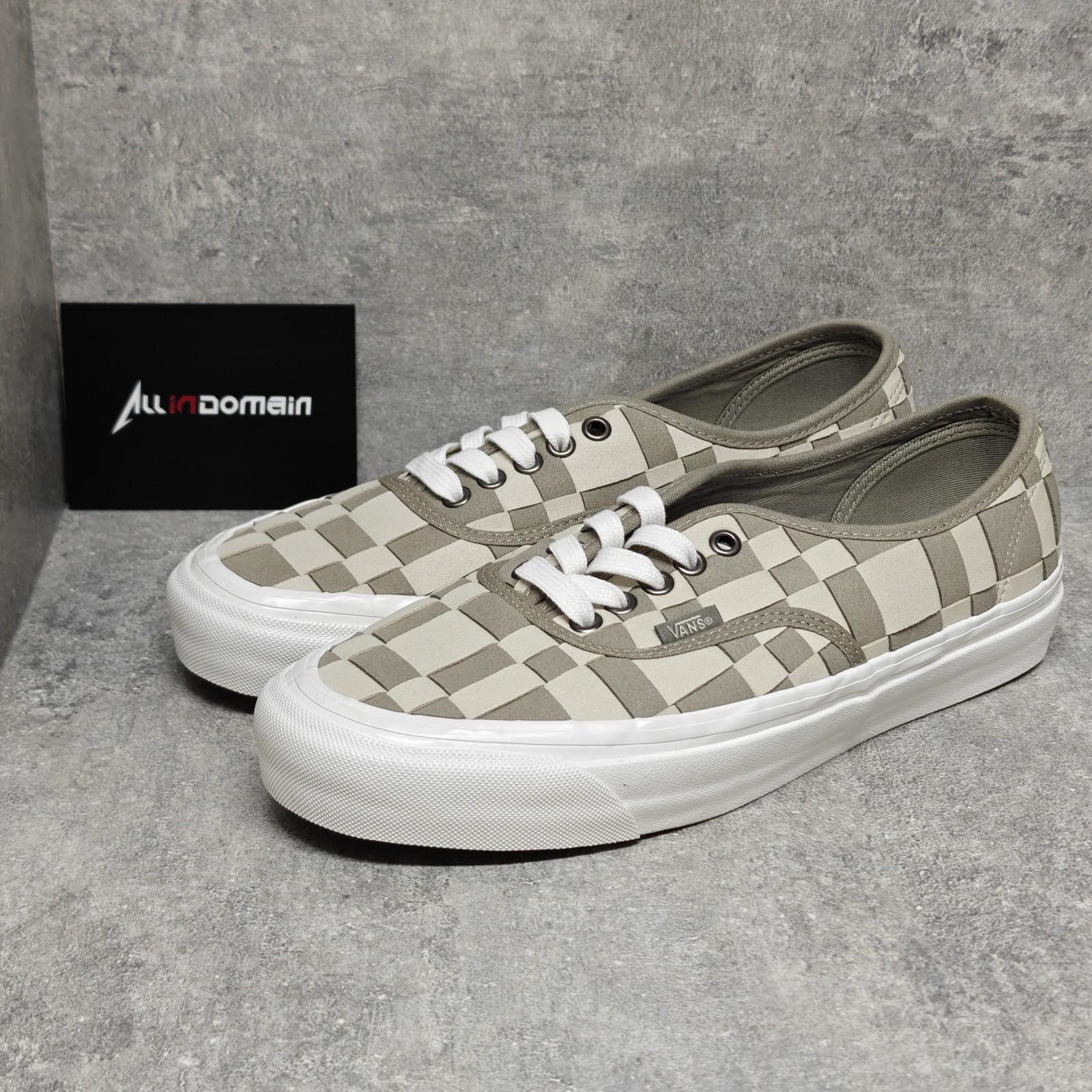 VANS Authentic 44 DX Low Woven Check - Brown Khaki - VN0A4BVYBKL 37