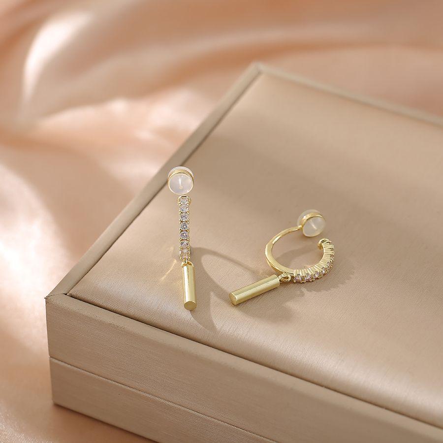 Geometric Square Earrings Without Piercing Earrings Simple Women for Mother's Day