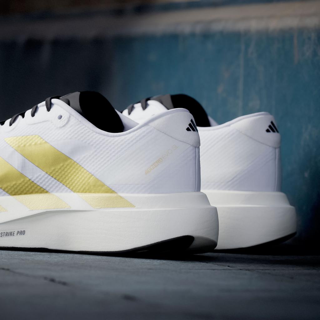 adidas Adizero Evo SL 'Cloud White Matte Gold Core Black'