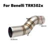 Modified Exhaust Tailpipe for Benelli TRK502X