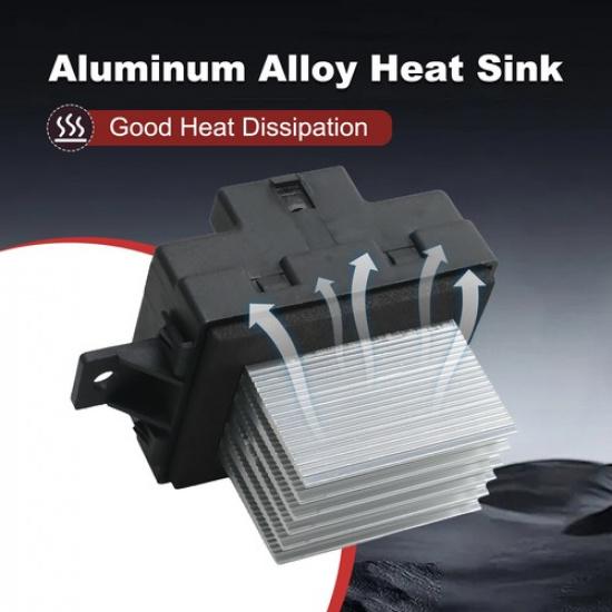 1x HVAC Fan Blower Motor Resistor W/ Connector for Ford 2006-2012 Fusion