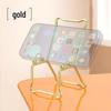 Creative Metal Phone Holder - Minimalist Chair Design, Portable, Multi-functional.