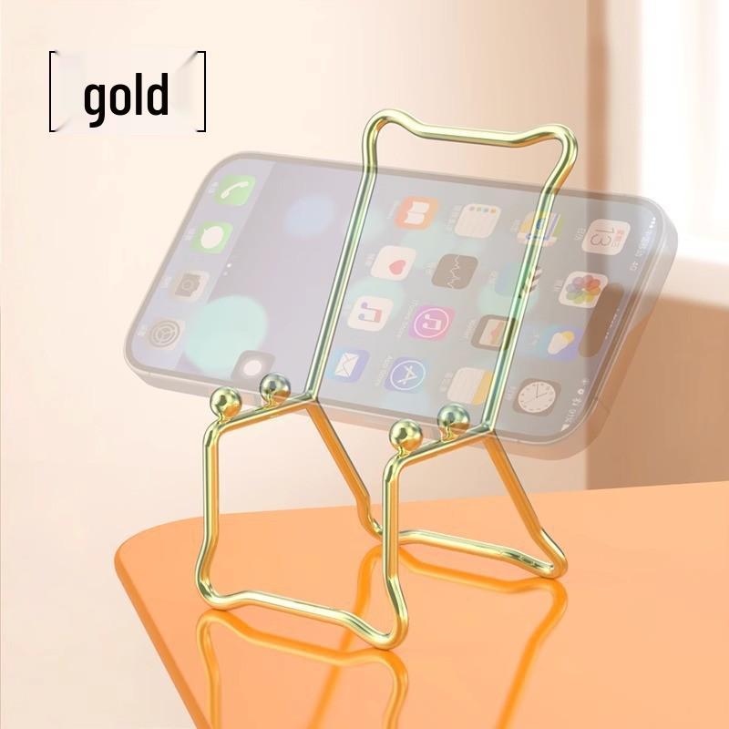 Creative Metal Phone Holder - Minimalist Chair Design, Portable, Multi-functional.