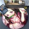 Tappeto Rotondo con Stampa Cartoon, Tappeto per Soggiorno Camera da Letto Divano Sala Giochi Decorazione, Tappetino Antiscivolo