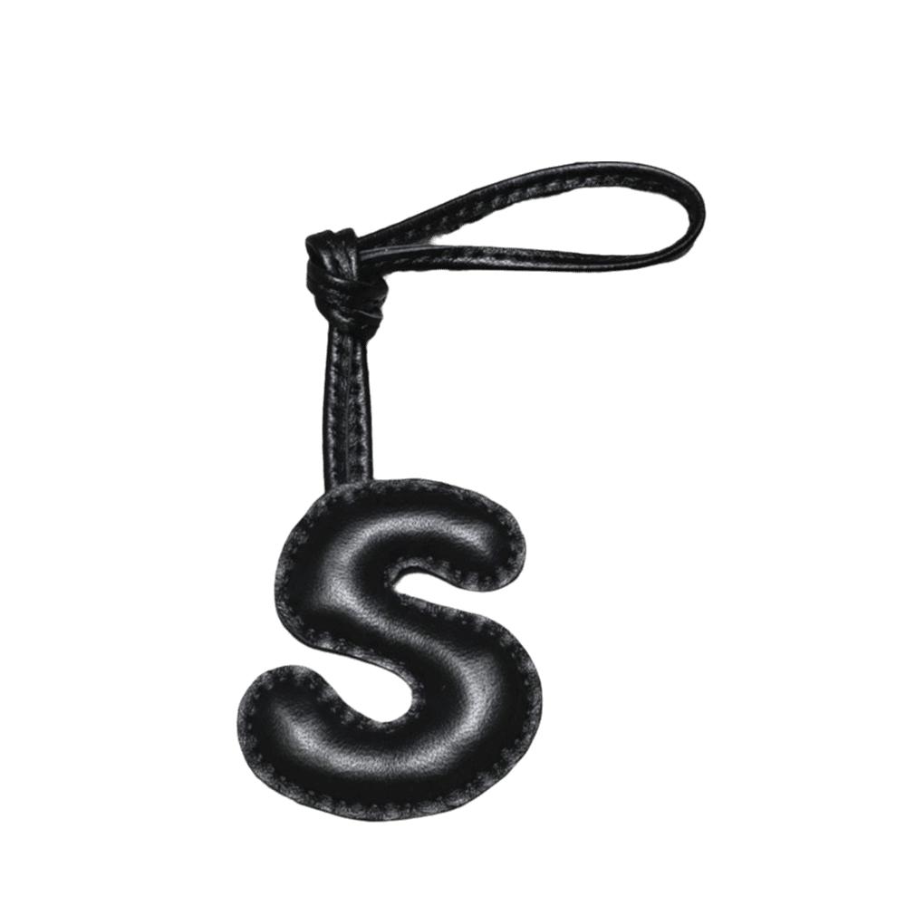26 Initials Leather Alphabet Key Chain Genuine Sheepskin Car Pendant  Ladies
