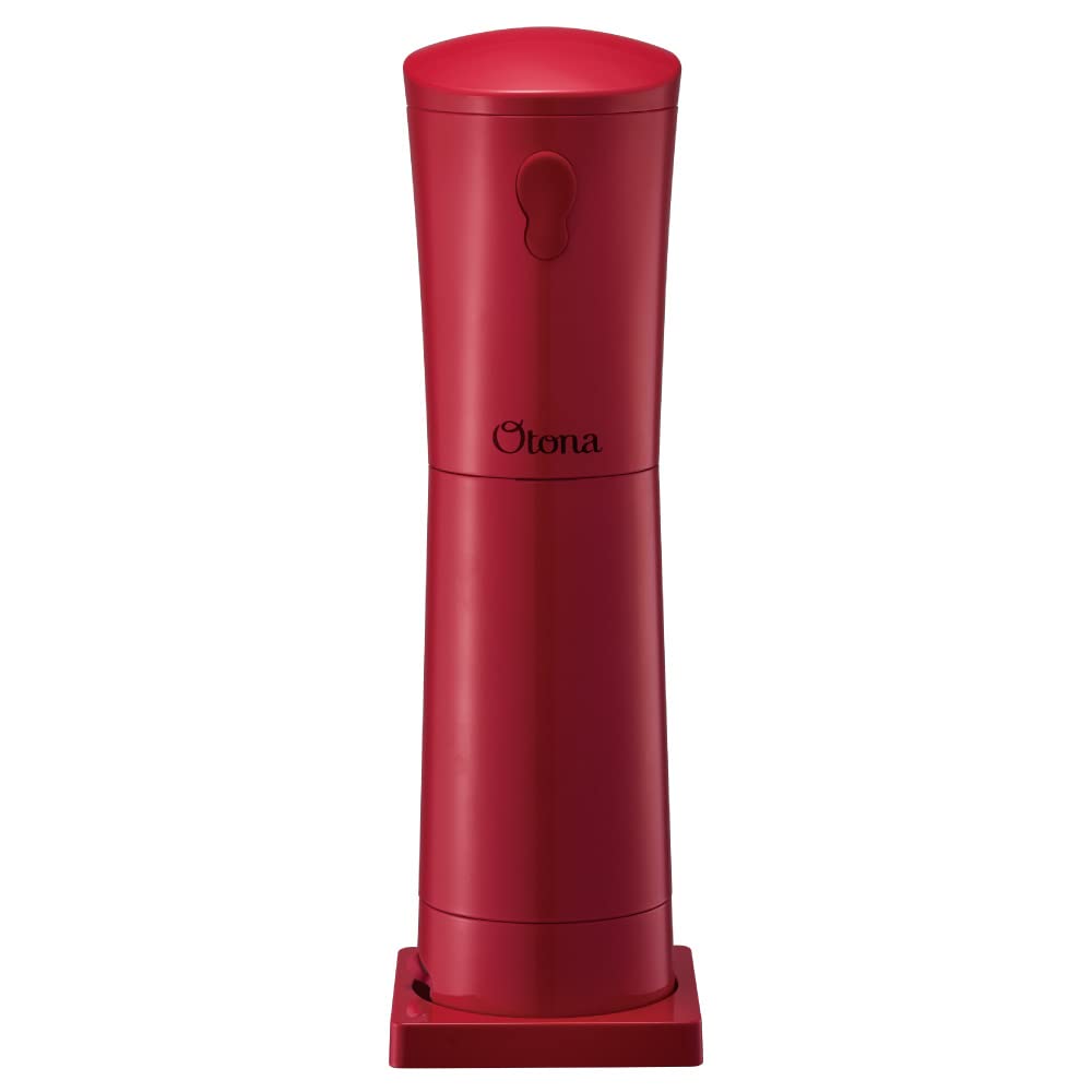 

Doshisha Fluffy Shaved Ice Maker for Plum Adults, Height-Adjustable Blade, Red, DHIS-20PRD