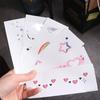 Disposable Face Tattoo Stickers Sweatproof Blush Face Patch Sweet Temporary Tattoo Sticker  Girl