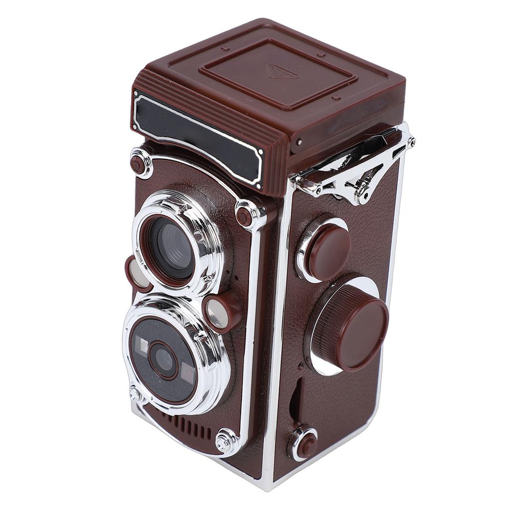 Vintage Digital Camera Portable TLR Retro 2.7K Video 24MP Autofocus Vlog Camera Manual Joystick for Beginners Teens Adults