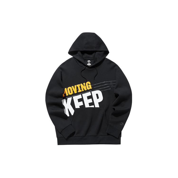 ANTA Life Collection Sweatshirts Men s Black Hooded Moderate Regular 152138722-5 L