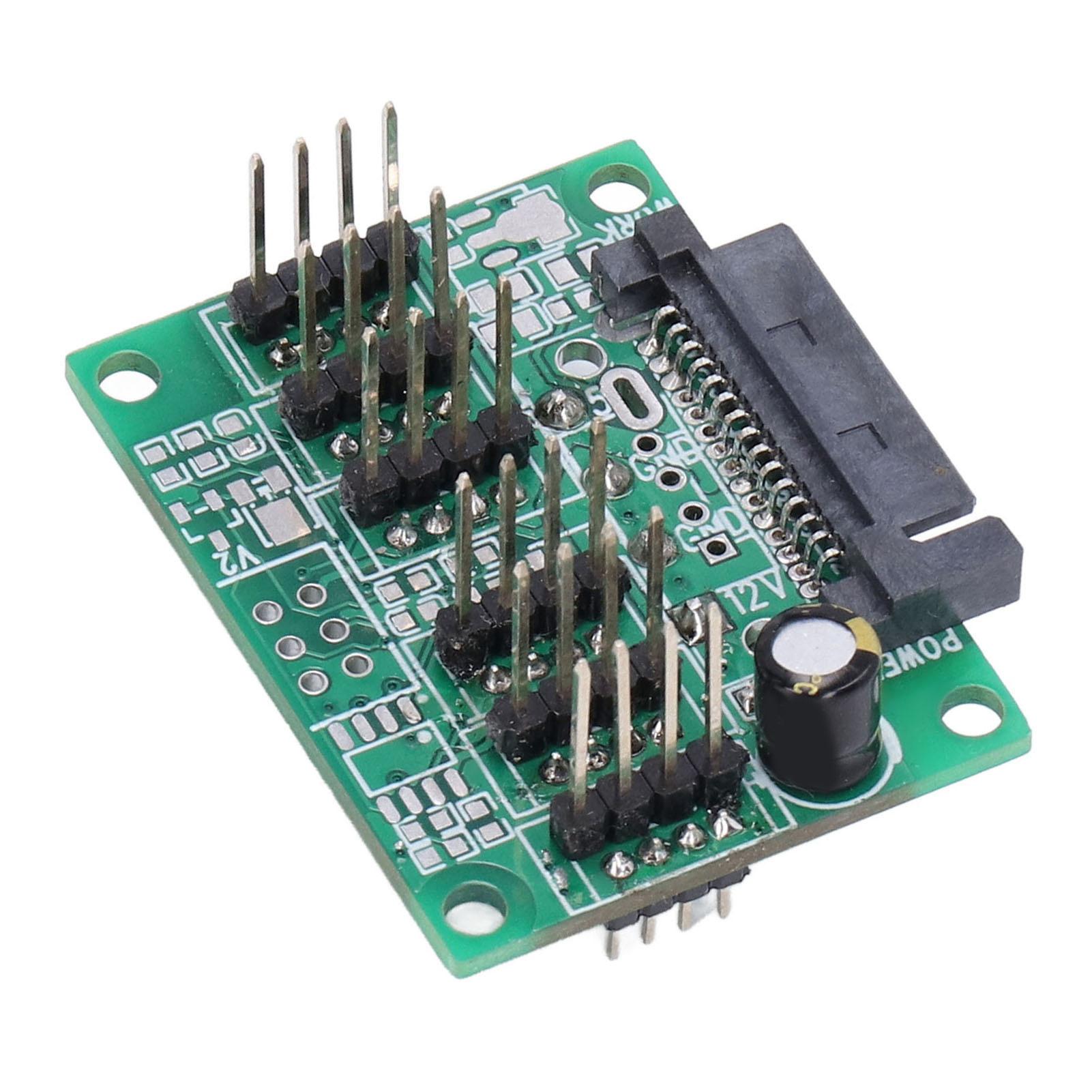 

Хаб для вентиляторів Шасі Охолодження ЦП Плата розширення Сплітер Вхід SATA Крок 2,54 мм 12 В 10 А FCD012P004