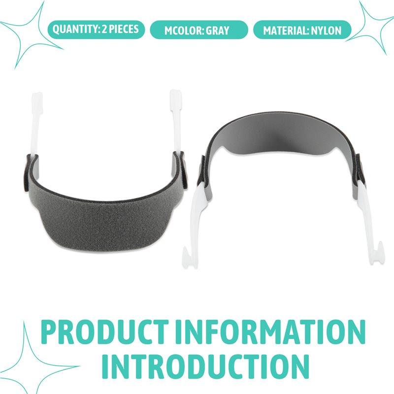 M-Modern-2 Pack Headgear With Arms Replacement For Dreamwear,Adjustable Soft Head Strap