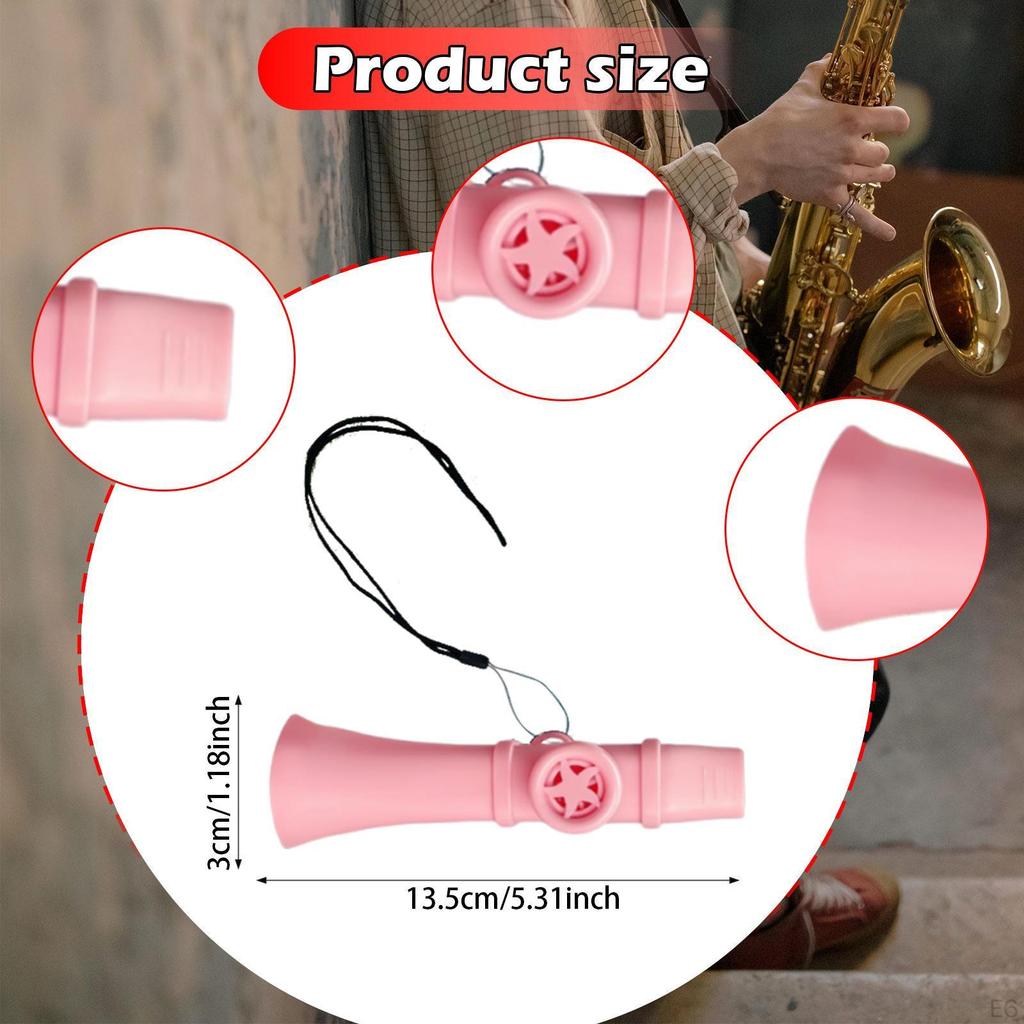 Kazoo Compatible con Guitarra, Ukelele, Violín, Piano - Para Todos los Usuarios