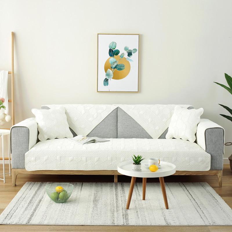 

Универсальная двухсторонняя хлопковая стеганая диванная подушка на все времена года. Современный простой кожаный чехол для диванной подушки. 70*70