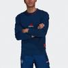 adidas Casual Breathable Football Round Neck Sweatshirt Men Sweatshirt Navy-Blue GR4195