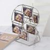Unique Rotating Wheel Rack Photo Picture Frame Wedding Photography Studio Home Decoration