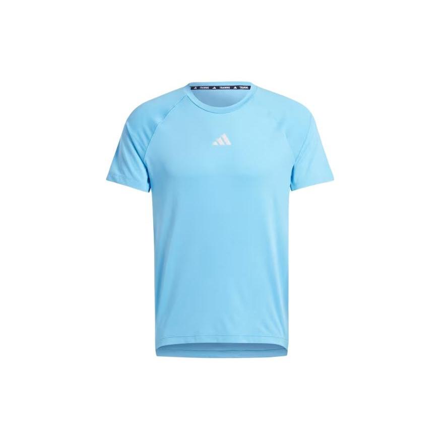adidas Gym Training T-shirt Asia Sizing Light Blue Men s IS1295 S