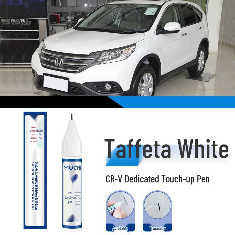 CRV Crystal White Pearl & Black Touch-Up Paint Pen for Car Scratches