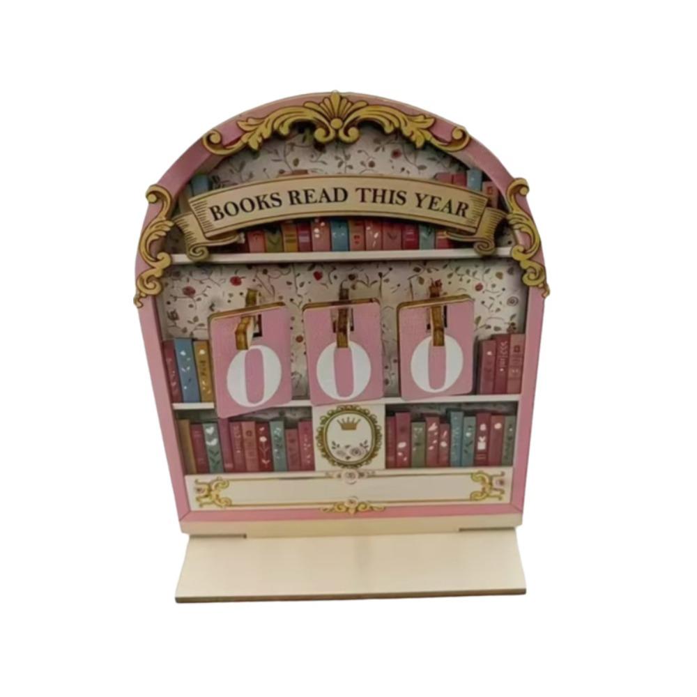 Handmade Reading Challenge Tracker Retro Reading Book Recorder Reading Book Counter New Years Gift