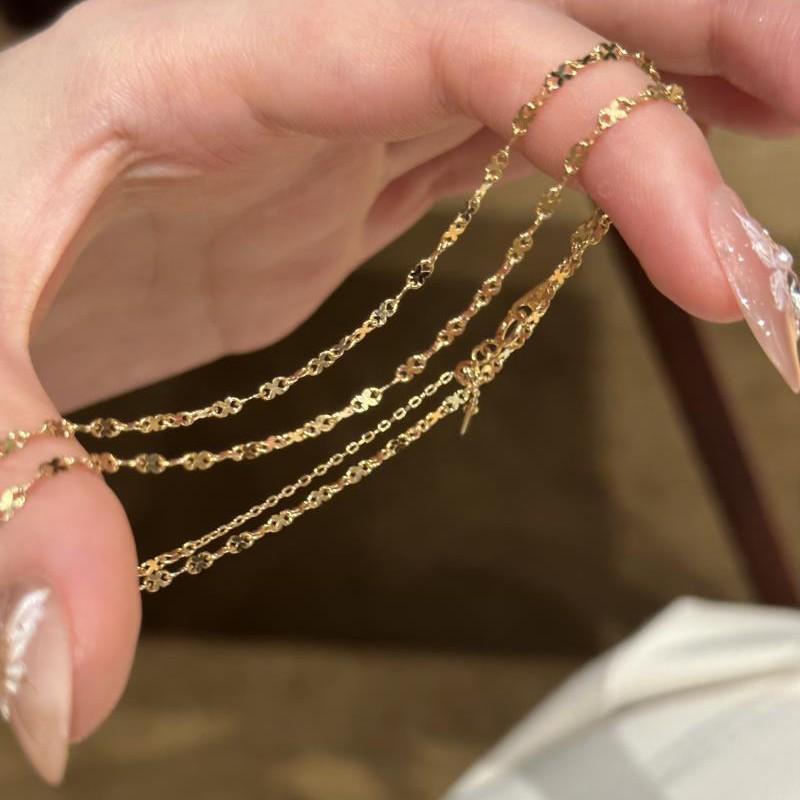 X-Shape Butterfly Sparkling Clavicle Chain: Stylish, Light Luxury, Versatile Women's Jewelry