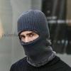 Men'S Winter Balaclava Hat Windproof Warm Fleece-Lined Full-Coverage Beanie For Ear Protection And Cycling