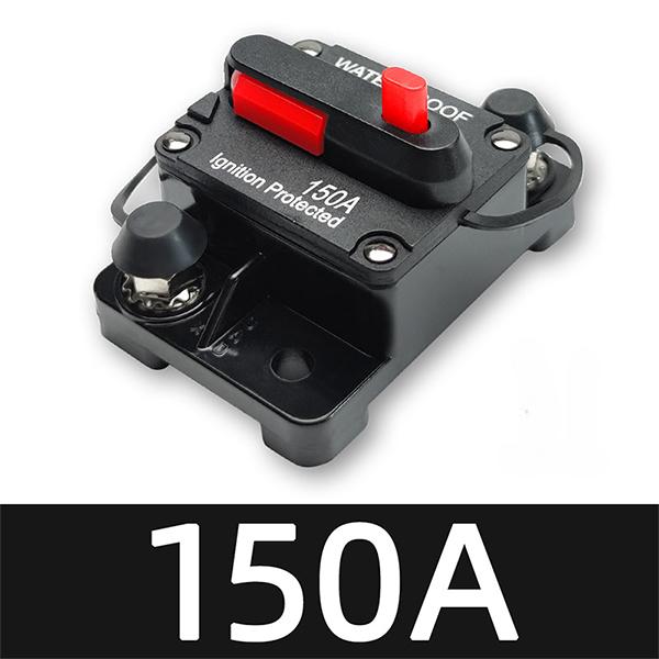 20A to 300A 12V-48V Circuit Breaker Power Protect Fuse Trolling with Reset Waterproof Car Boat 30A 80A 100A 300A Fuse Holders1