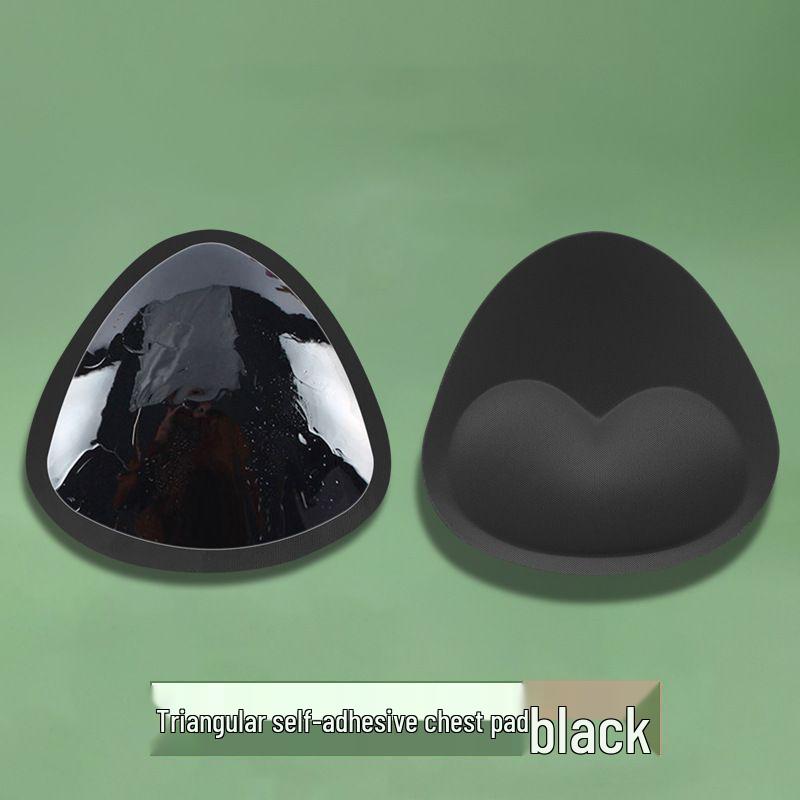Self-Adhesive Thick Anti-Slip Heart-Shaped Breast Pads for Sports and Swimwear