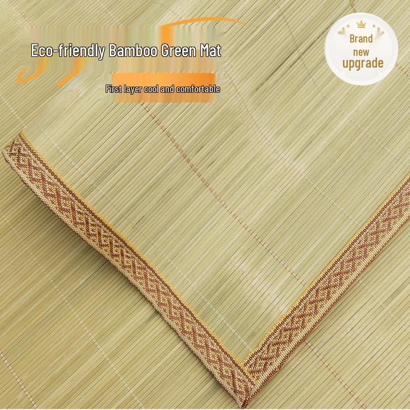 Esterilla de Bambú Fresca para Verano - Doble Cara para Camas de 1,2 m y 0,9 m, Adecuada para Residencias Estudiantiles y Hogares
