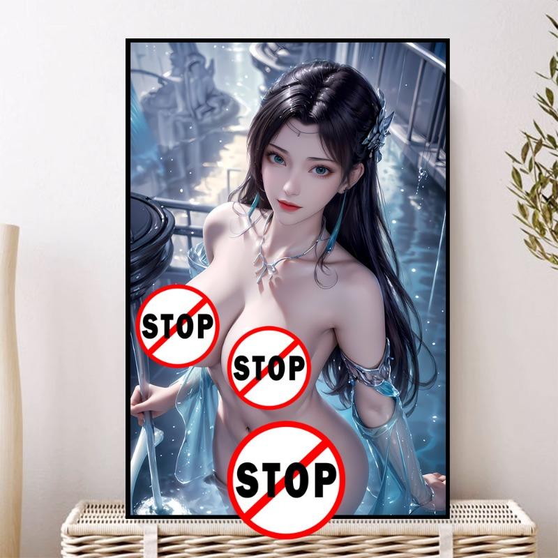 BTTH Animation Cartoon Sexy YUN YUN Adult 18+ Canvas Poster Chinese Ancient Style Beauty HD Print Unreviewed Wall Art Painting