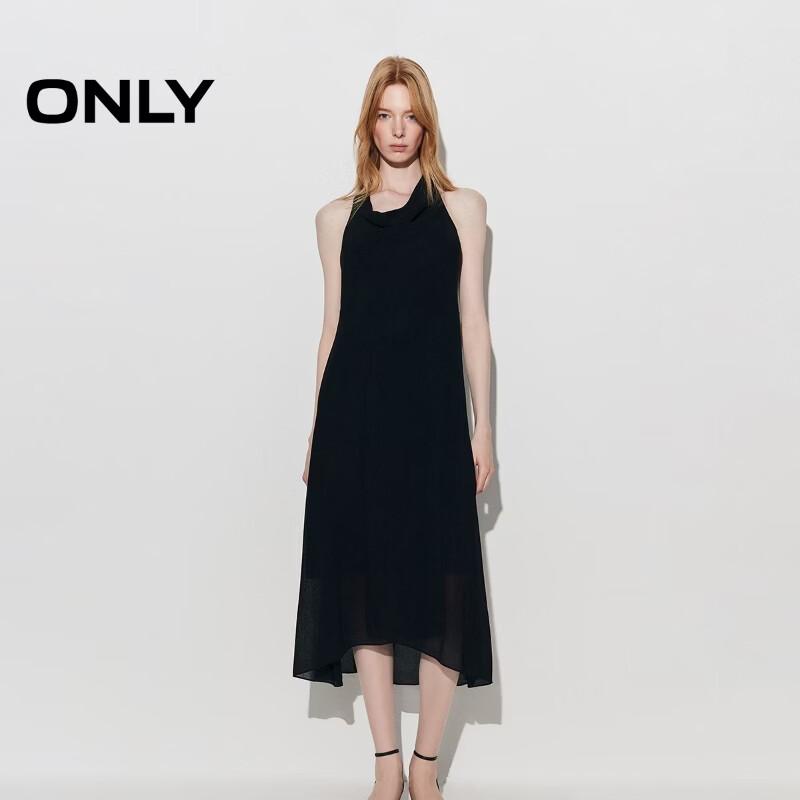 ONLY 2026 Spring Cowl Neck Slit Hem Dress M