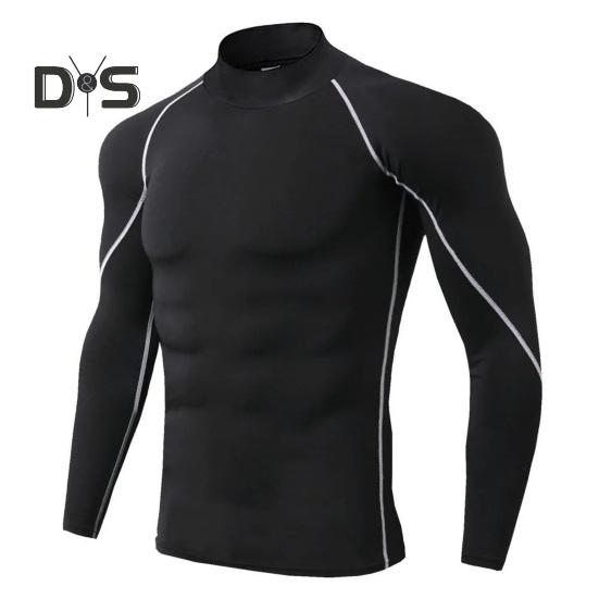 

Мужской компрессионный топ, быстросохнущий однотонный минималистичный модный мягкий мужской топ для тренировок в тренажерном зале, спорт XL чёрный