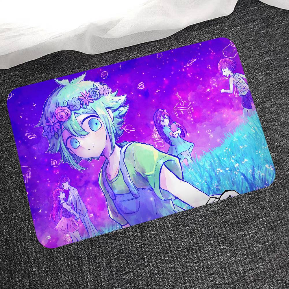 Anime Omori Hallway Carpet Washable Non-Slip Living Room Sofa Chairs Area Mat Kitchen Doormat Area Rug