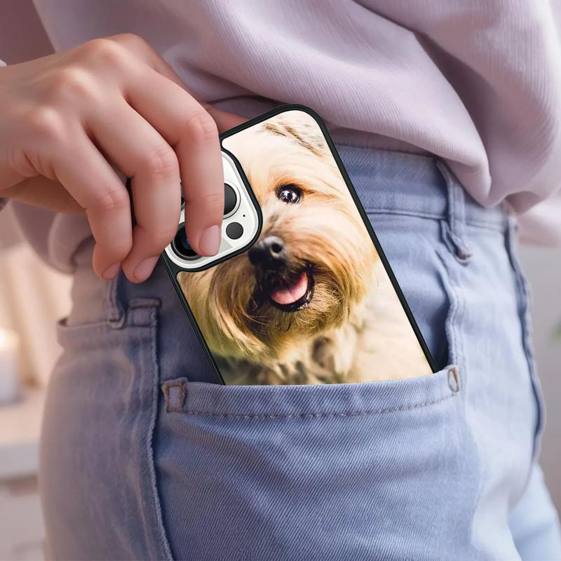 Cute Dog Phone Case For iPhone 17 Air 15 16e 14 13 Pro Max Coque 12 11 Pro Max PLUS Cover