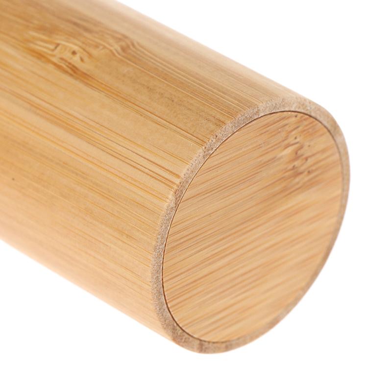 Empty 10/20/30/50/100Ml Bamboo Outer Shell Plastic Spray Bottle With Fine Mist Dispenser For Liquid Perfume Toiletries Container