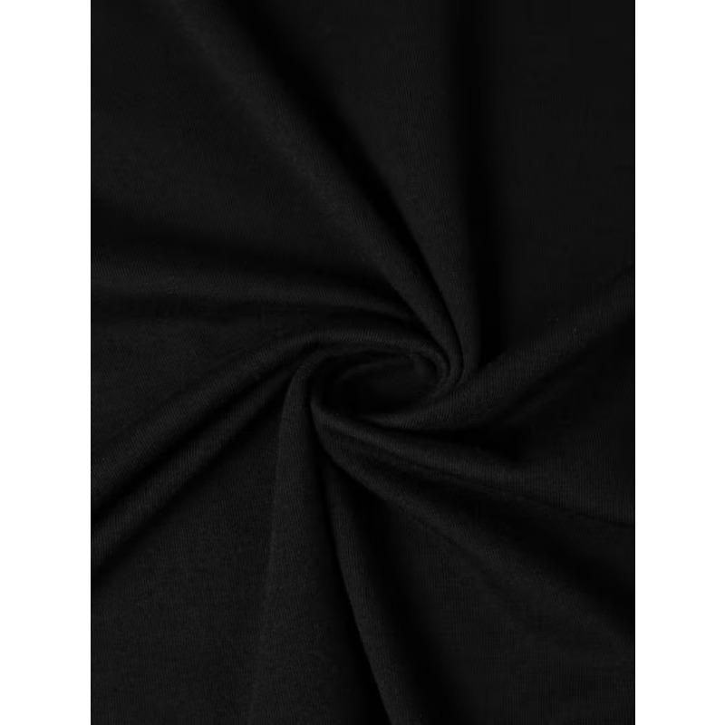 Tailles européennes T-shirt Homme avec Impression Rose Gothique Noire au Dos - T-shirt d'Été Léger Respirant, Coupe Ample Chemise Décontractée
