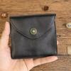 Vegetable Tanned Cowhide Wallet, Two Fold Simple Driving License, Washed Cowhide Wallet, Coin Purse for Women