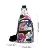 Schling Brusttasche - Crossbody Umhängetasche für Damen Herren Wasserdicht Rucksack für Wandern Sport