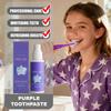 Purple Toothpaste Mint Fragrance Gentle Formula Refreshing Breath Few Foaming Professional Gums Care