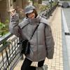 Outdoor Women's Winter Padded Jacket Coat Hooded Solid Thick Parka Waterproof Puffy Korean Fashion