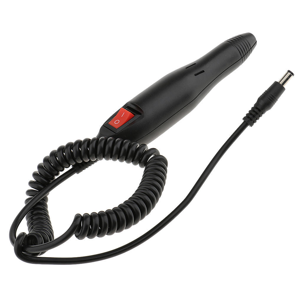 Elektriskt Nagelborrhandtag Pedikyr Manikyr Maskinersättning Penna Vit