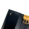 Cartier Pasha Logo 6-Ring 6P Key Key Case Leather Black