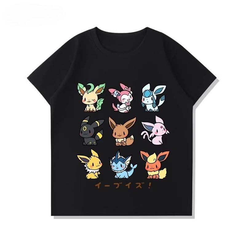 Printing Tshirt Child Boys Summer Crewneck Tops Loose Pure Cotton Tees Kids Cute Print T-shirt Baby Clothes Thin Short Sleeve