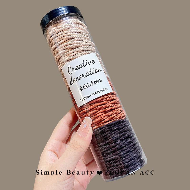 Korean Elastic Durable Seamless Hair Band Set for Women