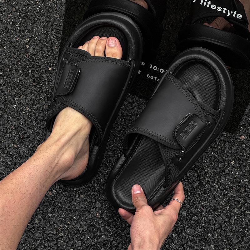 High Quality Men Slippers Men's Summer Outdoor Wear 2025 New Trend Casual Cool Sandals Non-slip Beach Shoes Chanclas De Hombre