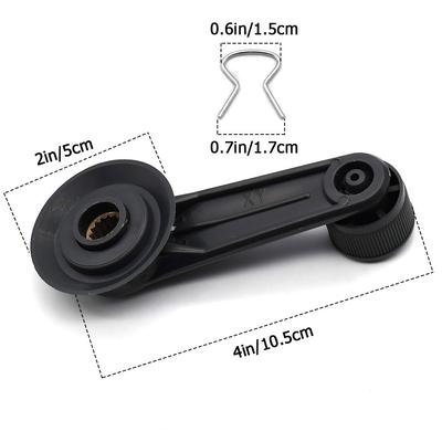 2 Pcs For Toyota 4Runner Corolla Land Cruiser Car Window Connect Winder Handle Crank Door Lever Handle Replaces Car Accessories