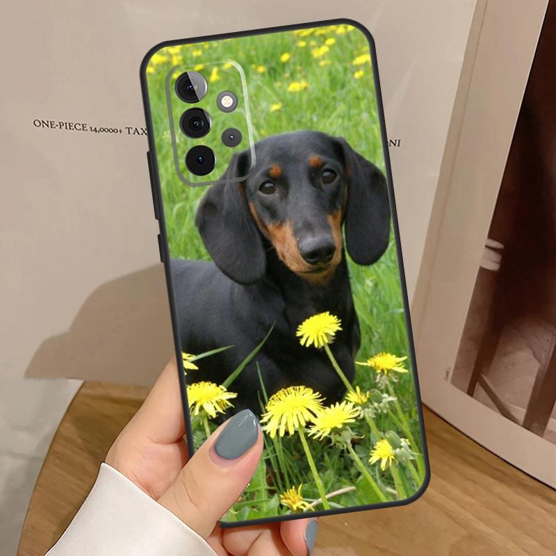 

Чохол для собаки Такса Даксхунд Для Samsung Galaxy A34 A54 A14 A15 A35 A55 A52 A32 A12 A51 A71 A13 A23 A33 A53 Samsung A21S