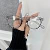Square Anti Blue Light Glasses Fashion Retro Classic Women Men Computer Gaming Eye Protective Plain Spectacles
